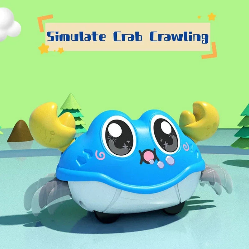 Crawling Crab Baby Toy – Interactive Tummy Time Sensory Toy