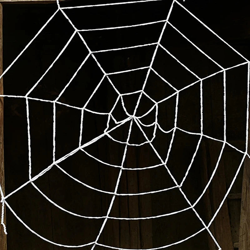 Giant Halloween Spider – Scary Spider Web Outdoor Decor