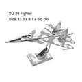 3D Metal Puzzle – DIY Aircraft & Helicopter Model Kit