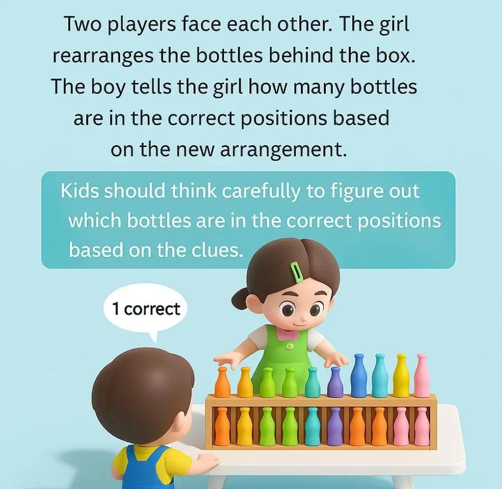 Color Matching Game Wooden Educational Classification Toy