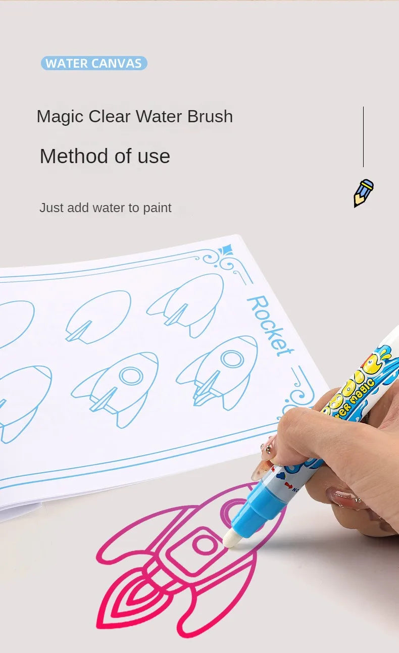 Water Drawing Mat – Reusable Magic Doodle Mat for Kids