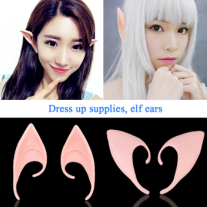 Elf Ears for Cosplay – Latex Fairy Costume Accessories