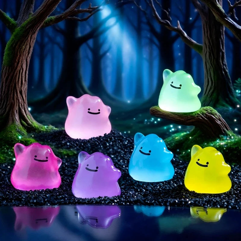 Mini Monster Figurines – Resin Desk Decor Set