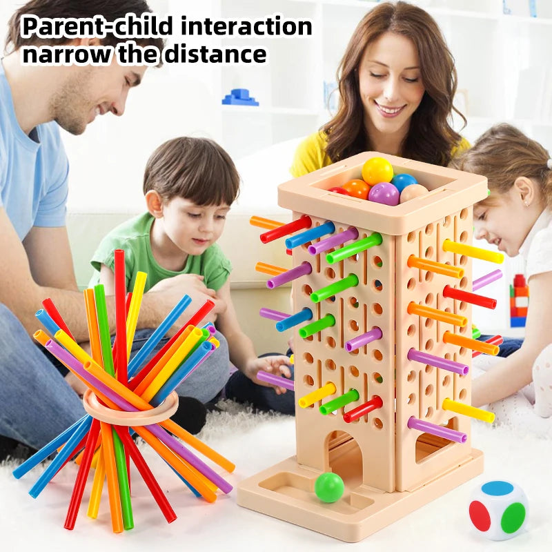 Wooden Strategy Game – Two Player Spatial Thinking Puzzle Toy