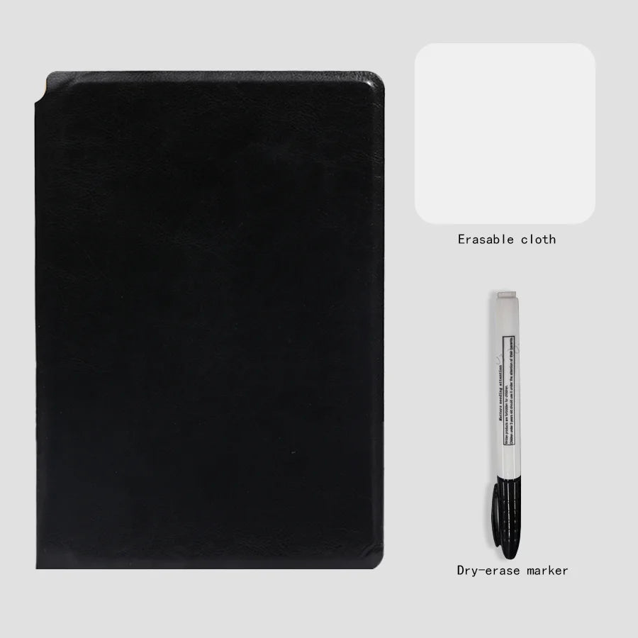 Reusable Whiteboard Notebook A5