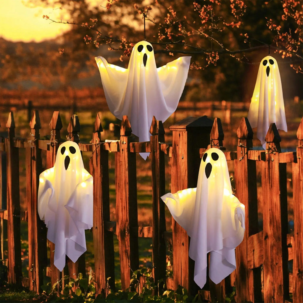 Halloween Ghost Decoration Hanging Light-Up Ghost for Party Decor