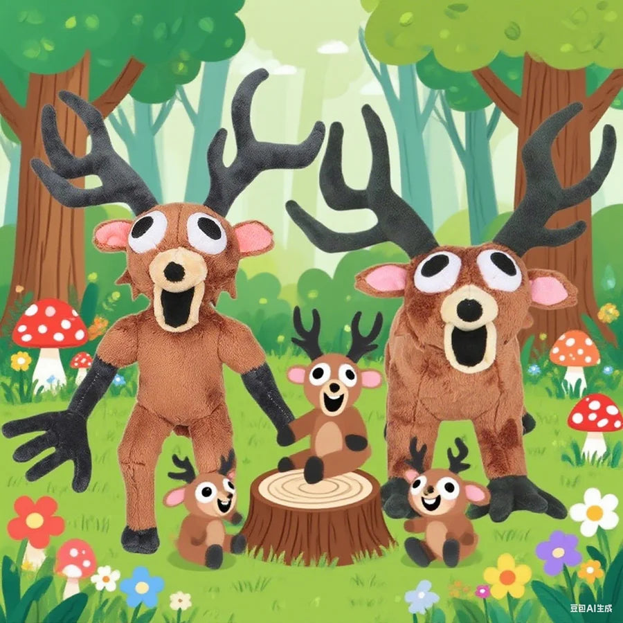 Deer Plush Toy – Soft Stuffed Animal for Kids