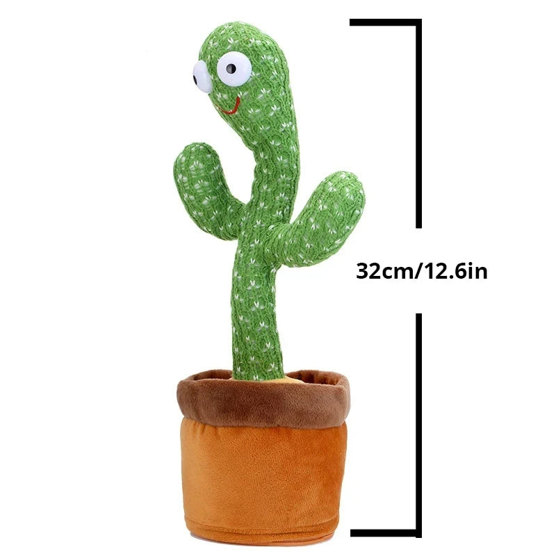 Dancing Cactus Toy – Talking Singing Plush Interactive Toy