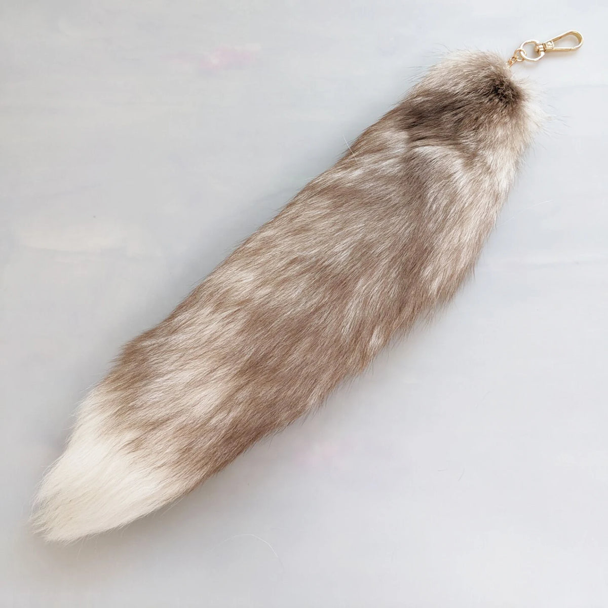 Fox Tail Keychain for Women Furry Y2K Car Accessory
