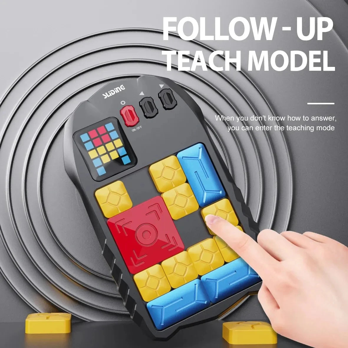 Huarong Road Puzzle – Magnetic Sliding Logic Brain Teaser