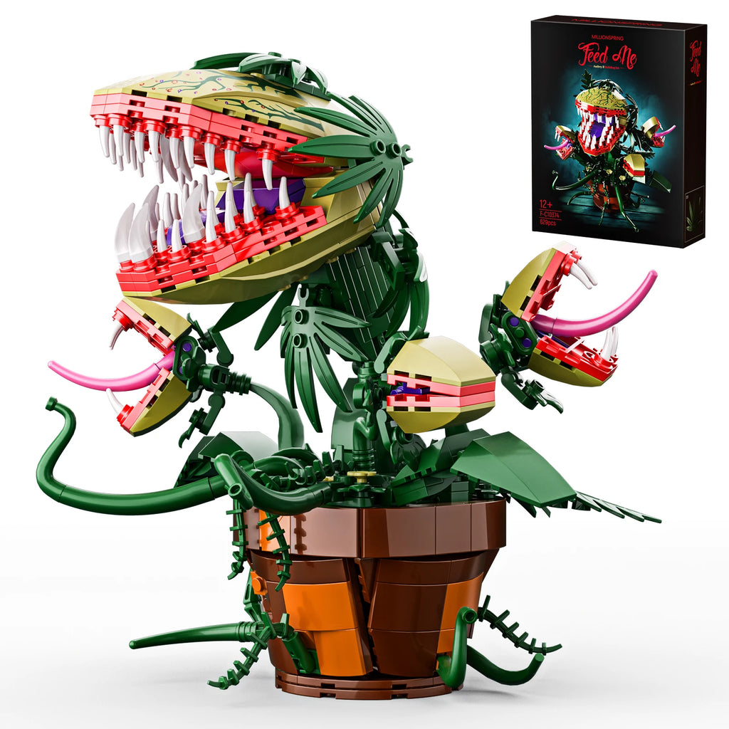 Horror Plant Building Blocks 629pcs Halloween Building Set