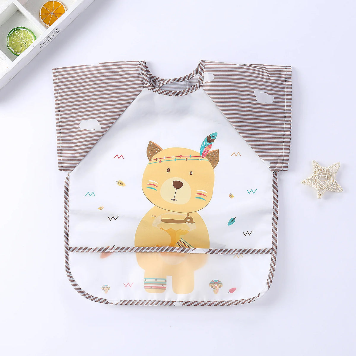 Waterproof Baby Bib Long Sleeve