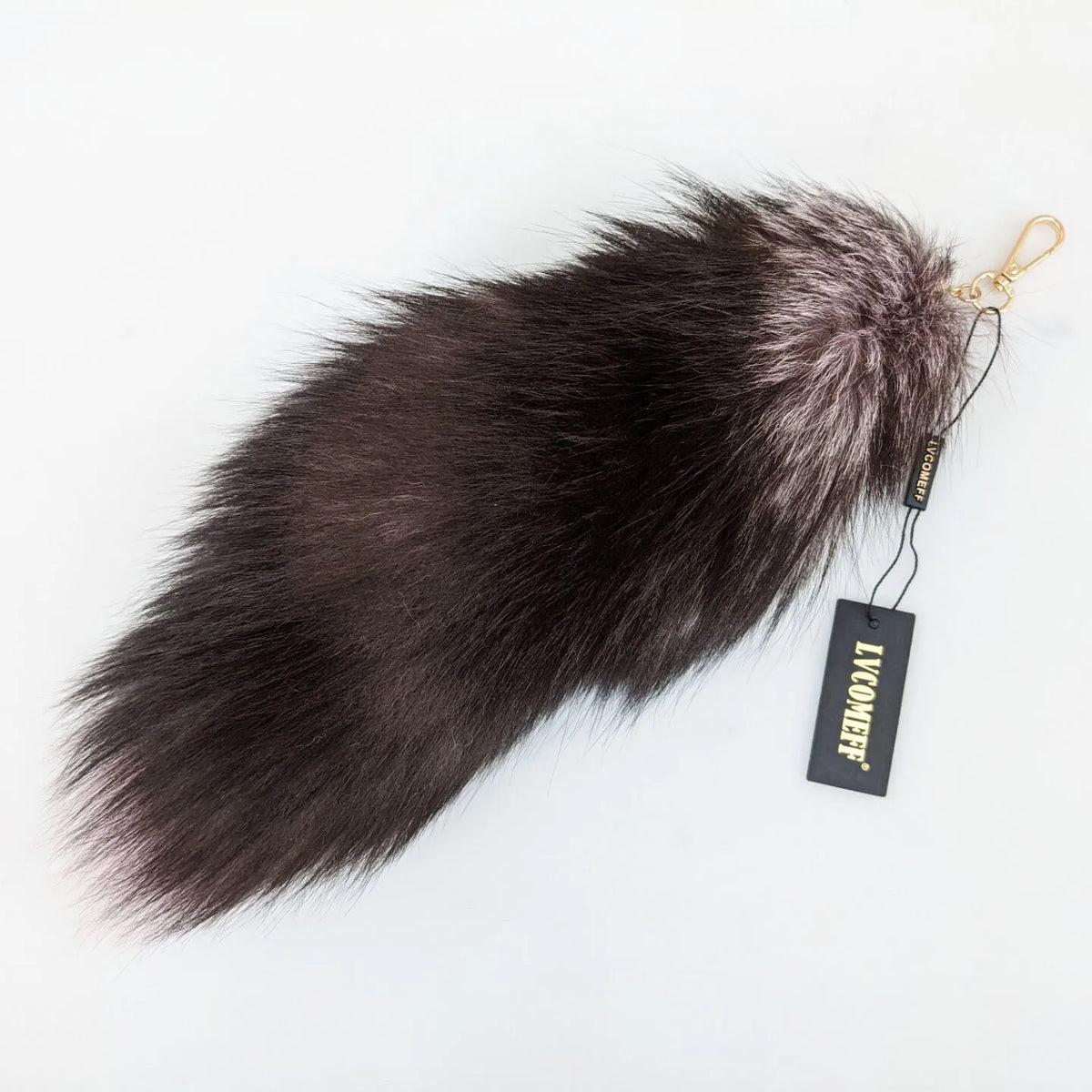 Fox Tail Keychain for Women Furry Y2K Car Accessory