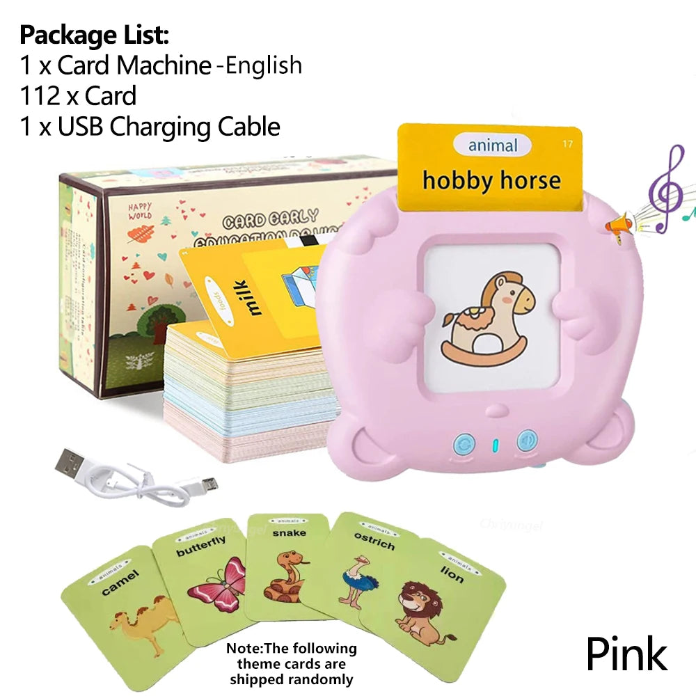 Product Title: Talking Flash Cards for Kids Electronic Language Learning Toy