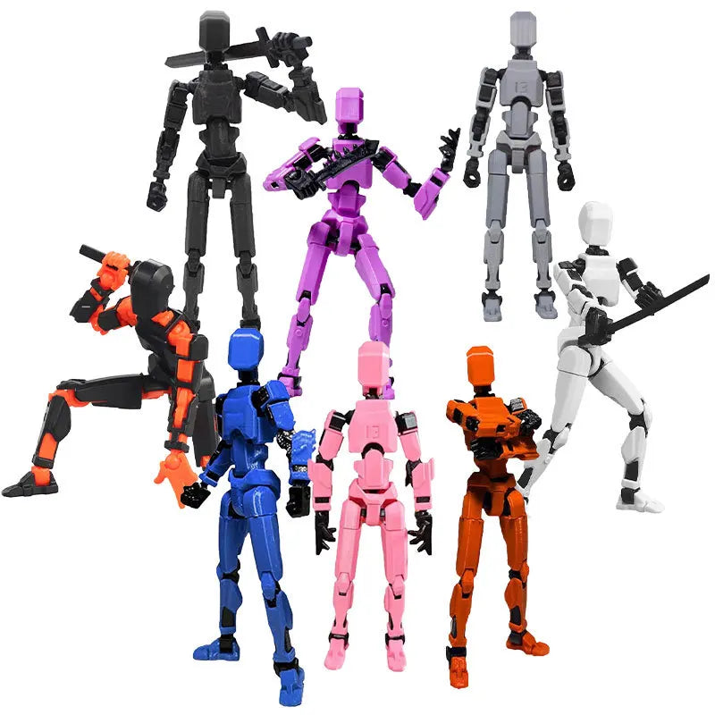 Movable Robot Action Figure – Multi-Jointed 14CM Model