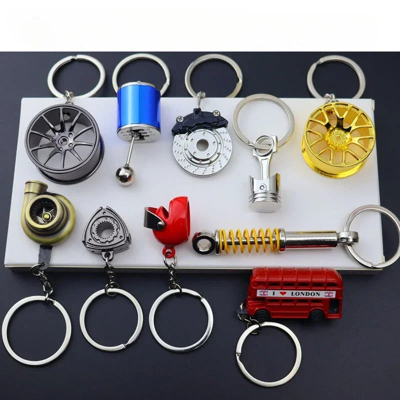 Car Keychain Zinc Alloy Automotive Pendant