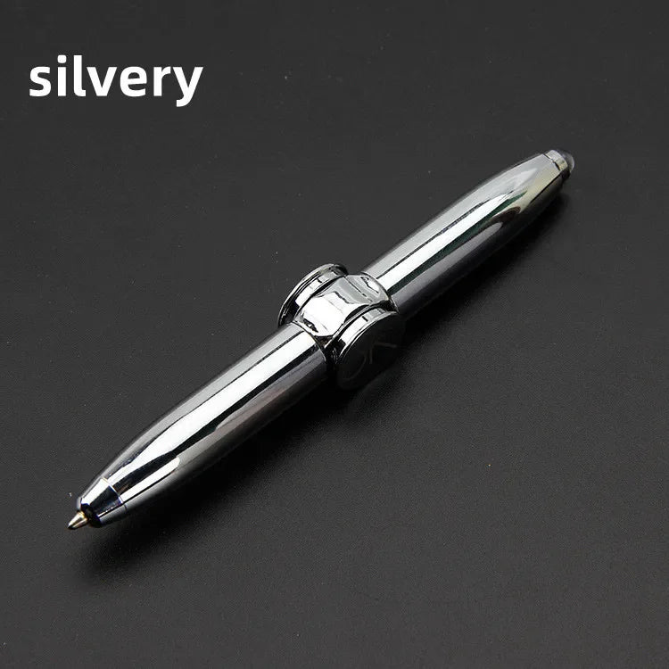 Fidget Spinner Pen – LED Gyro Ballpoint Light Up Toy