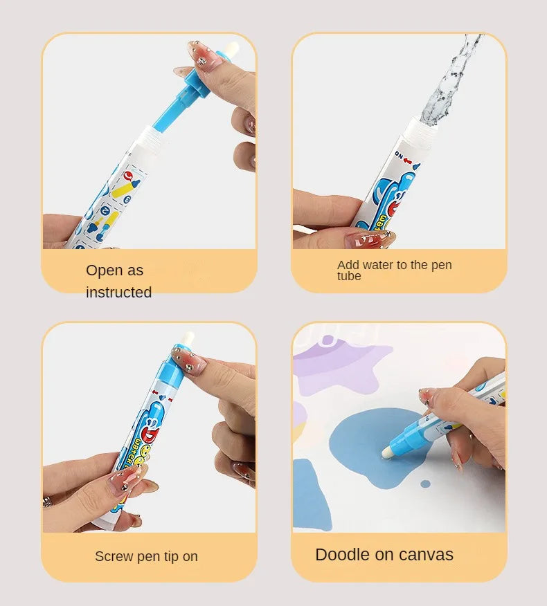 Water Drawing Mat – Reusable Magic Doodle Mat for Kids