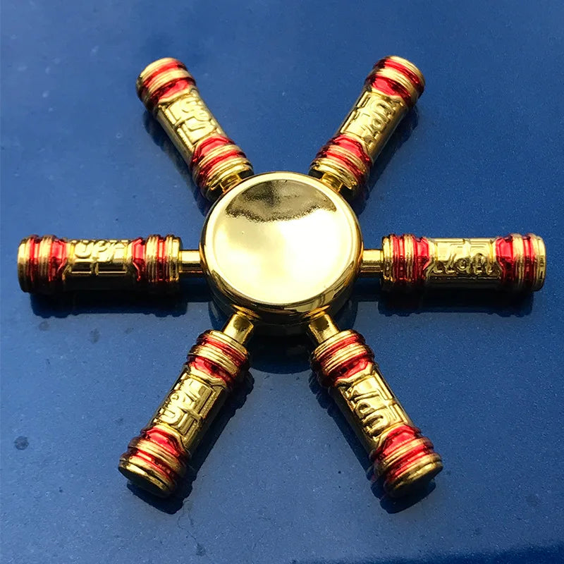 Colorful Metal Fidget Spinner – Zinc Alloy Hand Spinner for Adults