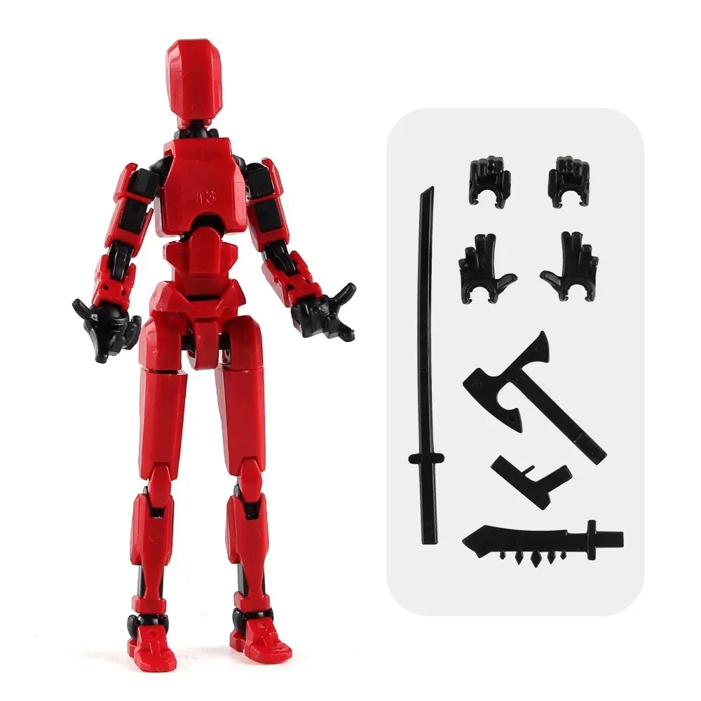 Movable Robot Action Figure – Multi-Jointed 14CM Model
