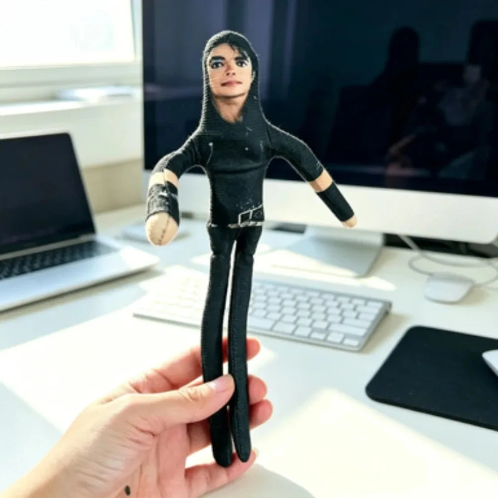 Poseable Plush Doll Movable Joint Collectible Figure for Display