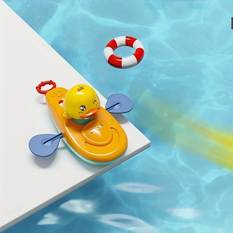 Yellow Duck Bath Toy – Pool & Bathroom Water Play Toy