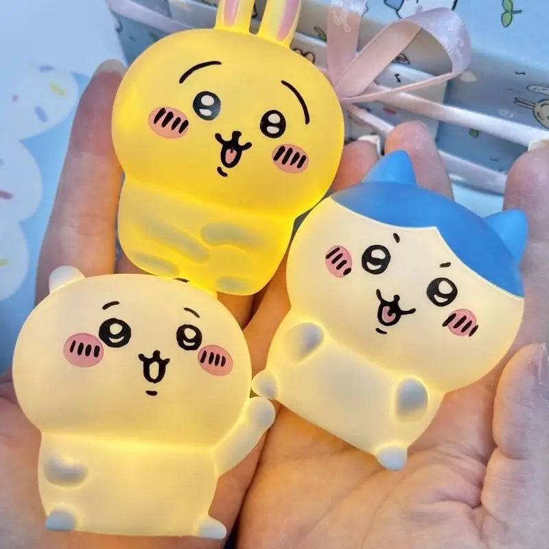 Anime Night Light – Kawaii Vinyl Doll Bedroom Desktop Decoration