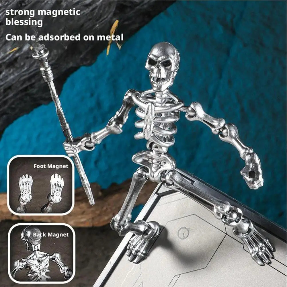 Magnetic Skeleton Toy – Posable Halloween Assembly Figure