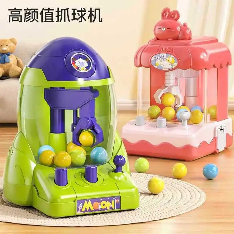 Mini Claw Machine Toy – Space Rocket Ball Grabber Game