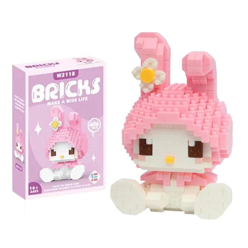 Cartoon Building Blocks – Mini ABS Assembly Brick Set