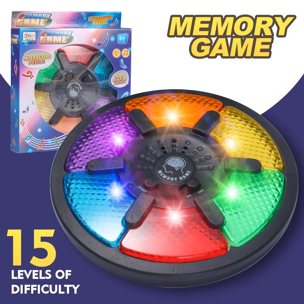 Electronic Memory Game – Handheld Light & Sound Puzzle Toy