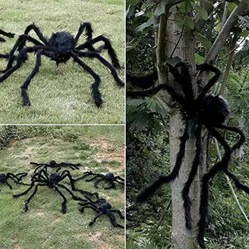 Giant Halloween Spider Indoor & Outdoor Yard, Porch Decor for Haunted House or Home, Party ,Halloween Decorations
