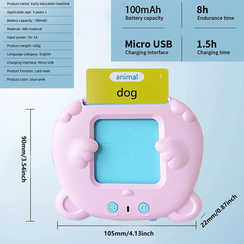 Product Title: Talking Flash Cards for Kids Electronic Language Learning Toy