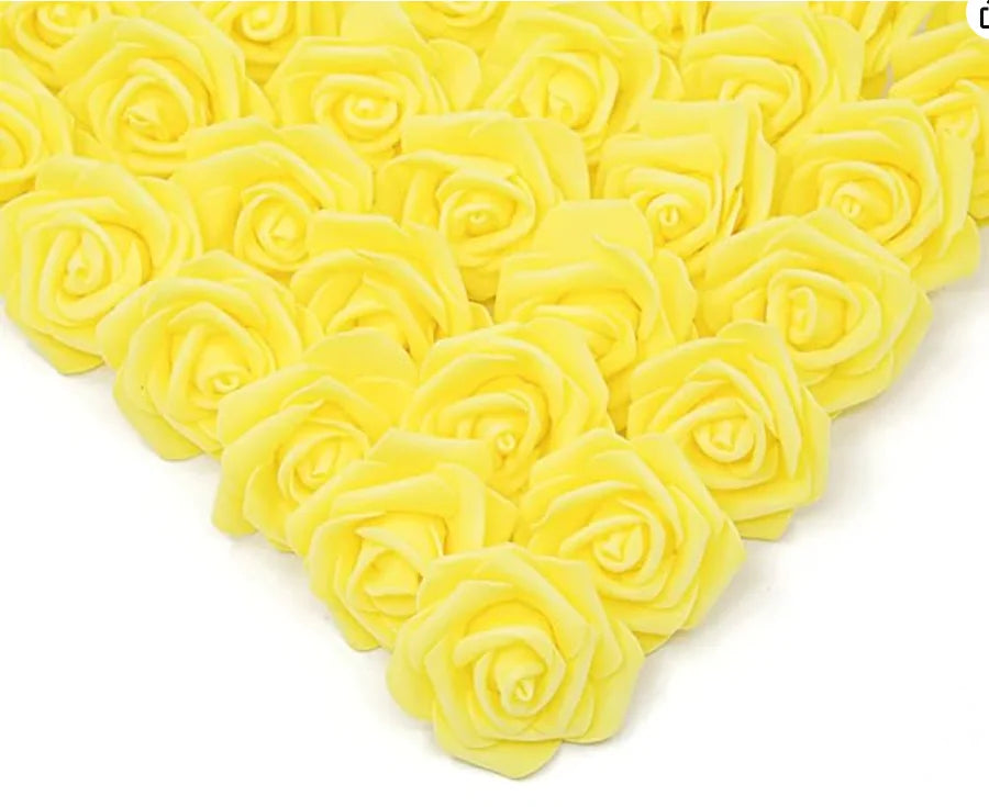 Artificial Rose Flowers – Foam Fake Roses for Home & Wedding Decor