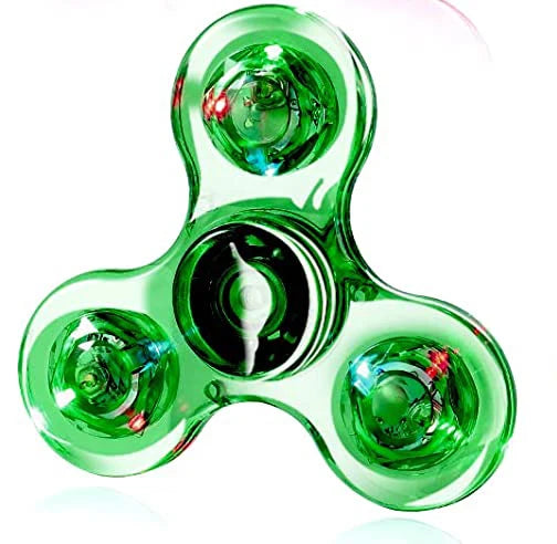 LED Fidget Spinner Glow in the Dark Luminous Spinning Toy