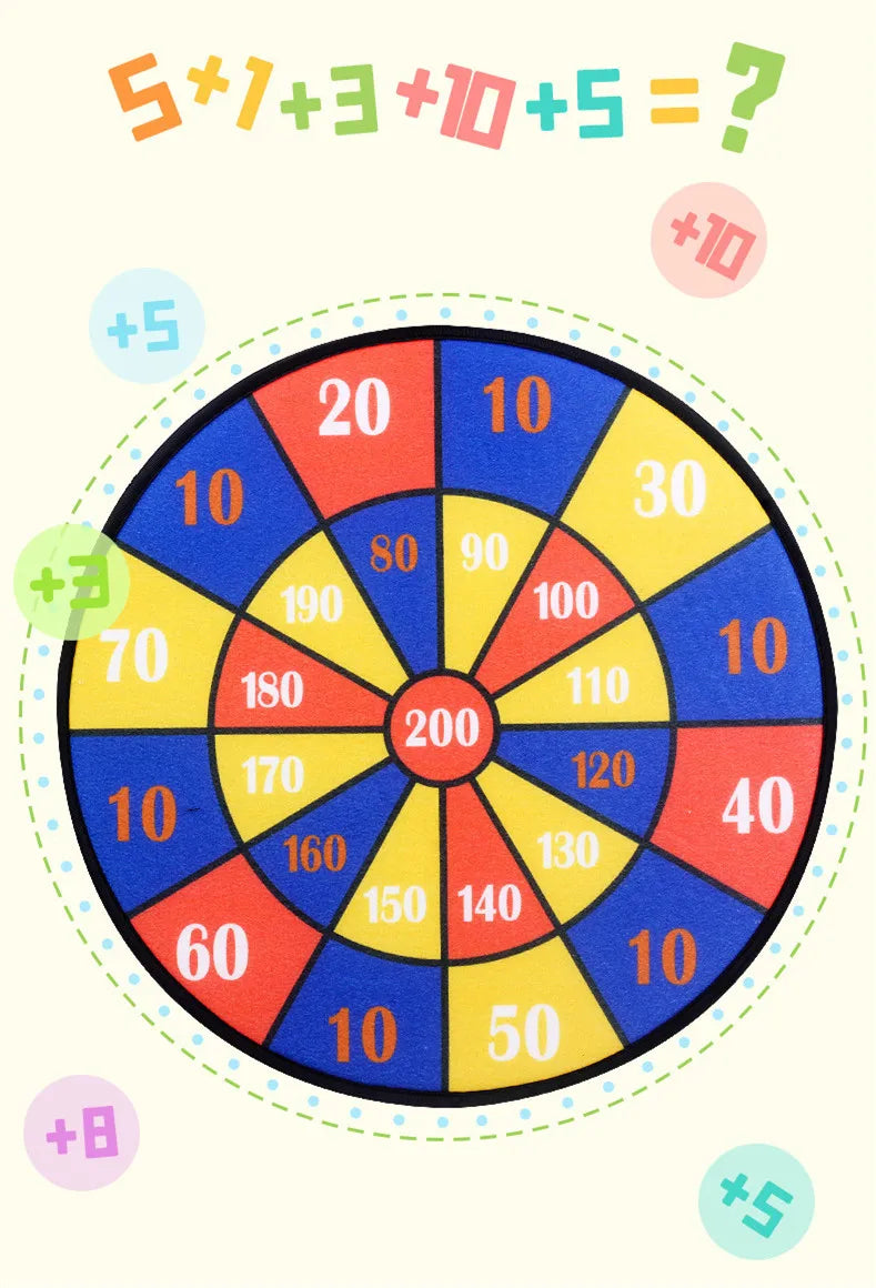 Kids Sticky Ball Dart Board