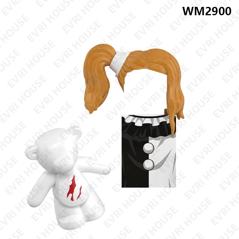 Horror Building Blocks Mini Action Figures Accessory Set