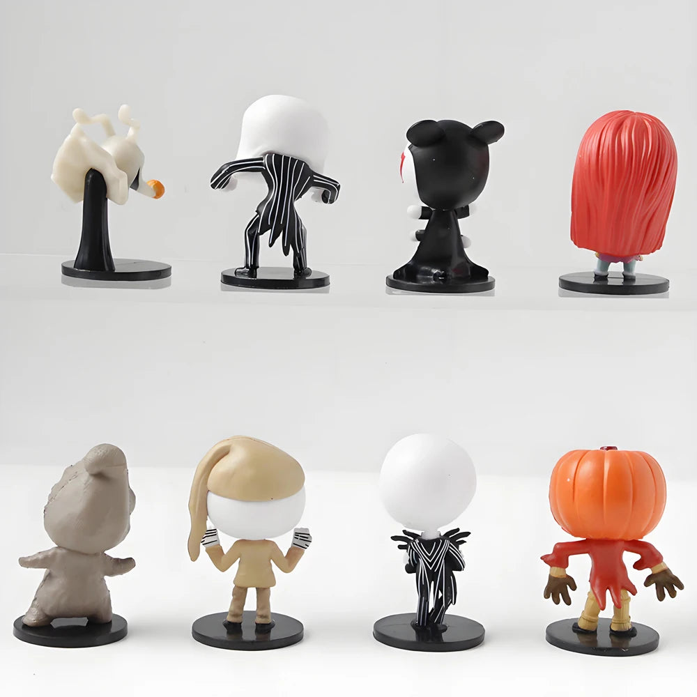 8pcs Halloween Vinyl Figure Set – Mini Collectible Toys