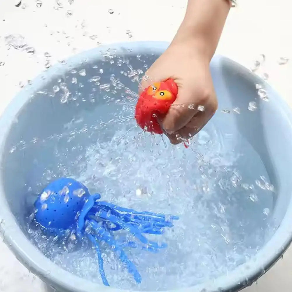 Octopus Bath Toy – Squeeze Water Toy for Kids