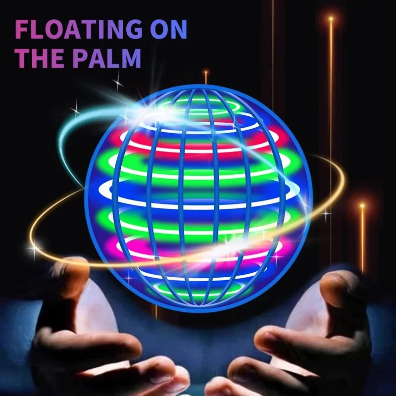 Flying Orb Toy with LED Lights – Spinning UFO Outdoor Toy