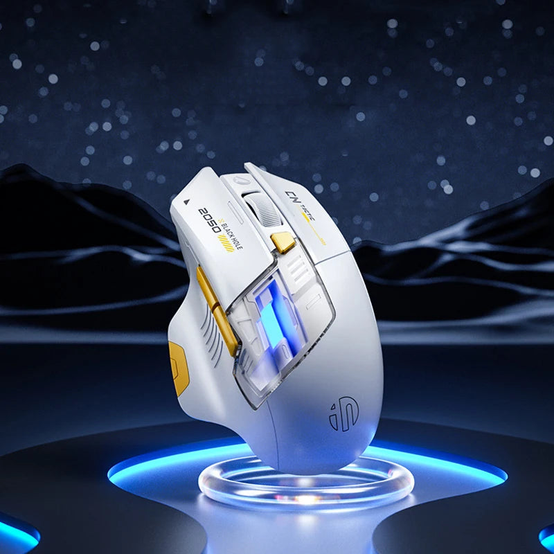 Wireless Gaming Mouse – 12800 DPI Ergonomic Bluetooth Mouse