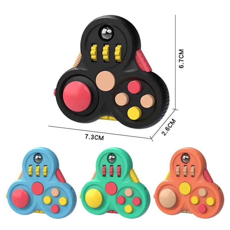 Fidget Stress Relief Toy – Rotating Sensory Fingertip Spinner