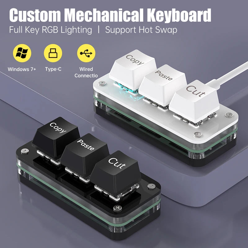 Macro Programming Keypad – RGB Mini Programmable USB Macro Pad