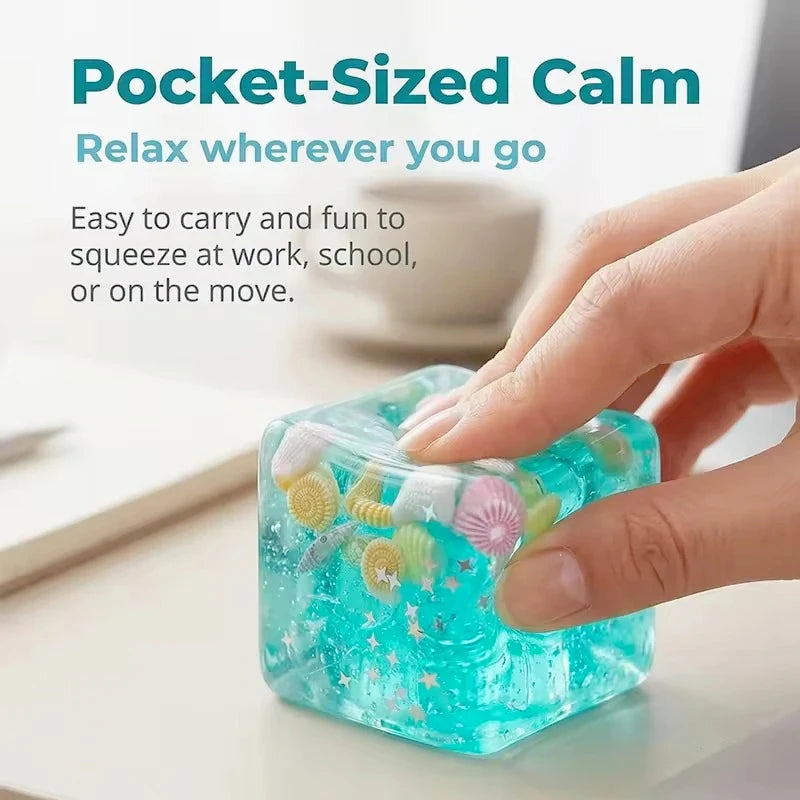 Ocean Shell Stress Ball – Squishy Sensory Fidget Toy