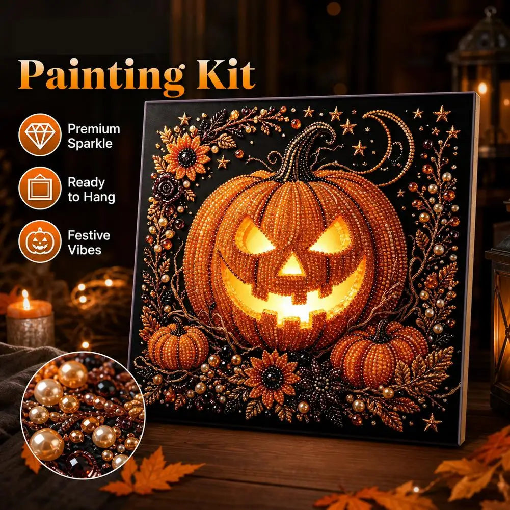 Halloween Diamond Painting Kit DIY Bead Art Craft 20x20cm