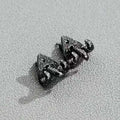 Gothic Claw Stud Earrings Black Punk Metal Jewelry