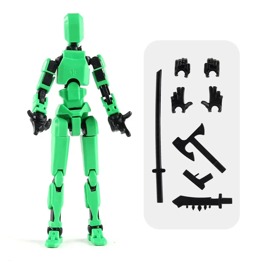 Movable Robot Action Figure – Multi-Jointed 14CM Model