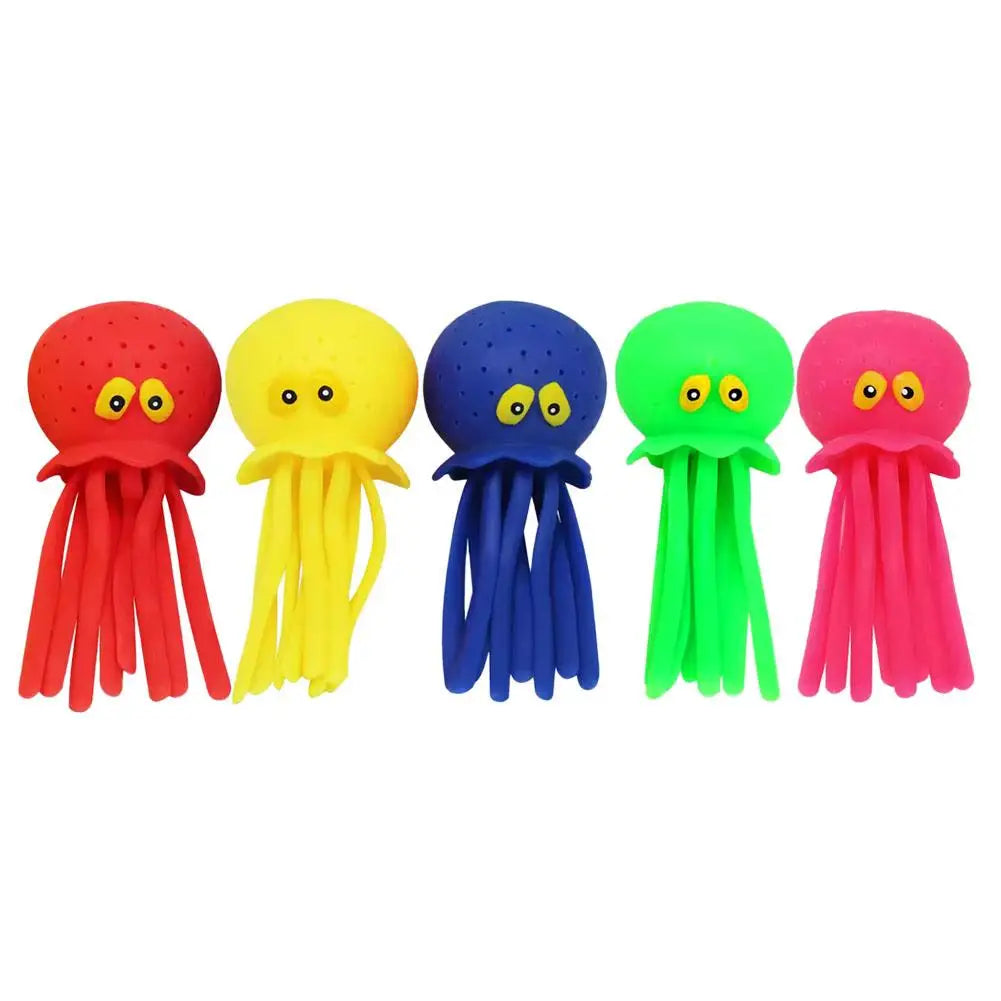 Octopus Bath Toy – Squeeze Water Toy for Kids