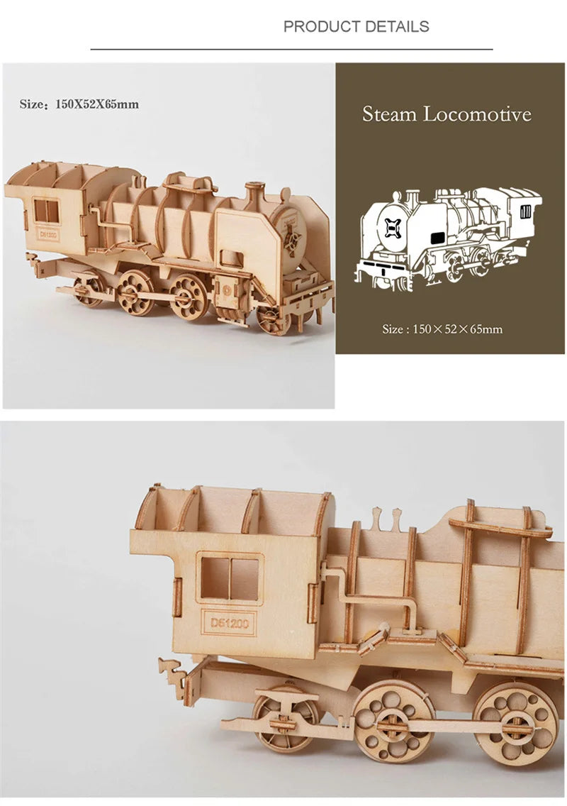3D Wooden Insect Puzzle – Animal Skeleton Assembly Model