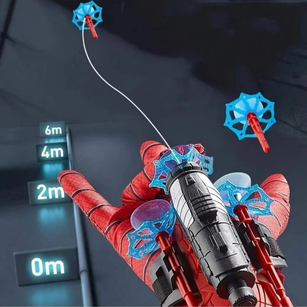 Web Shooter Gloves – Superhero Cosplay Toy for Kids & Adults